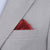 Silk Satin Garnet Red Pocket Square - SARTORO