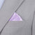 Silk Satin Lilac Pocket Square - SARTORO