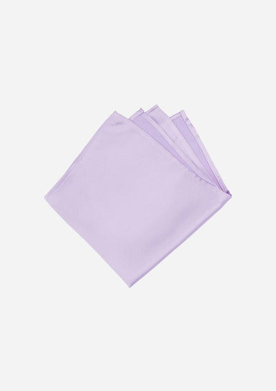 Silk Satin Lilac Pocket Square - SARTORO