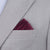 Silk Satin Merlot Pocket Square - SARTORO