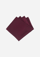 Silk Satin Merlot Pocket Square - SARTORO792