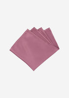 Silk Satin Opera Mauve Pocket Square - SARTORO329