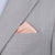 Silk Satin Rose Gold Pocket Square - SARTORO