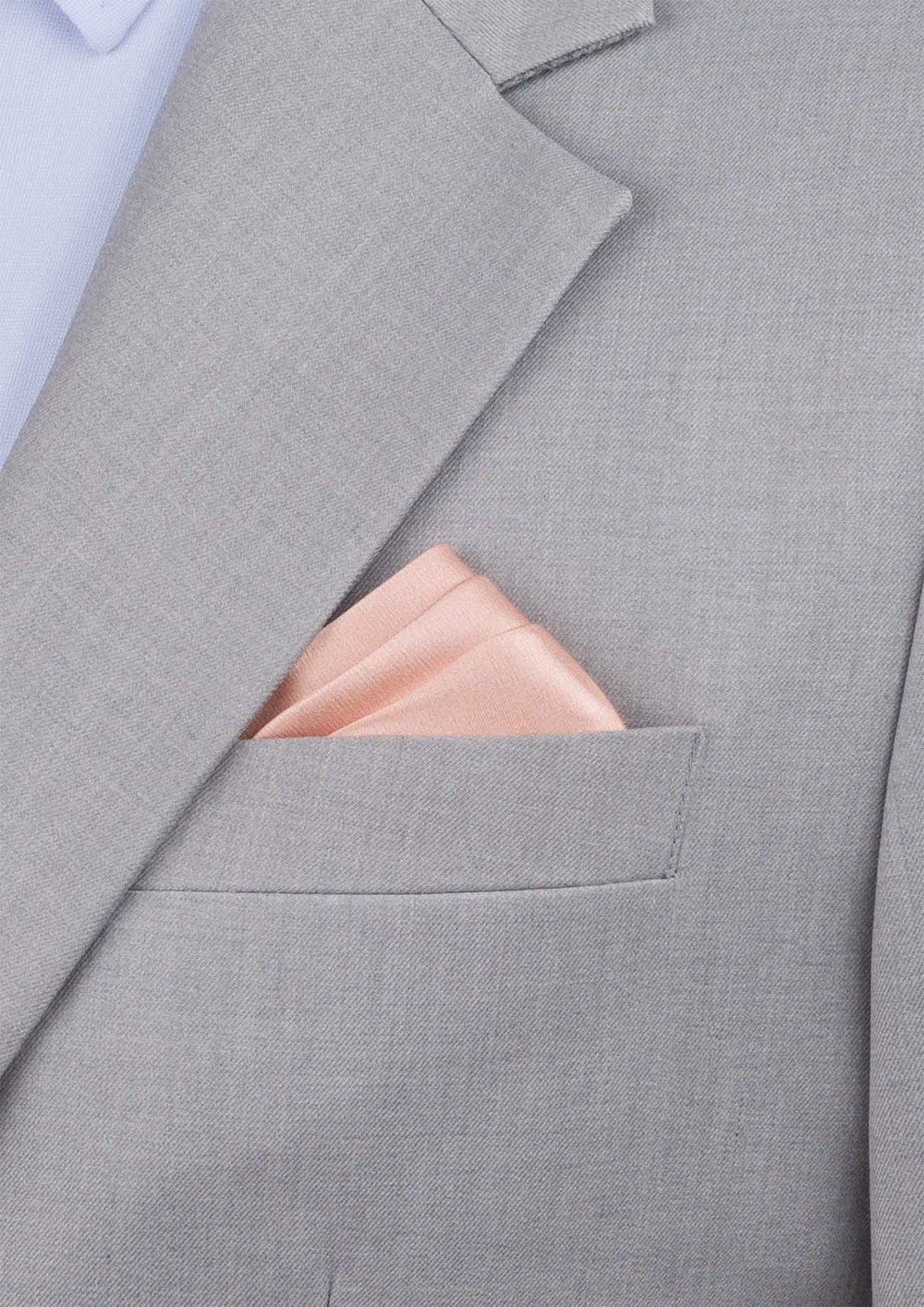 Rose Gold Satin Pocket Square464