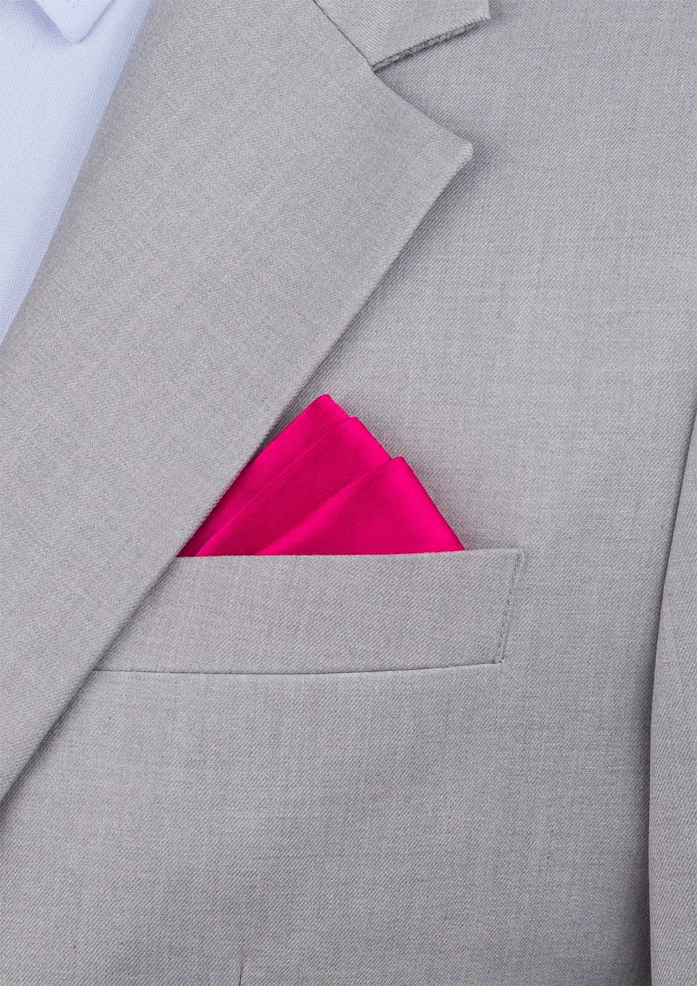 Ruby Satin Pocket Square957
