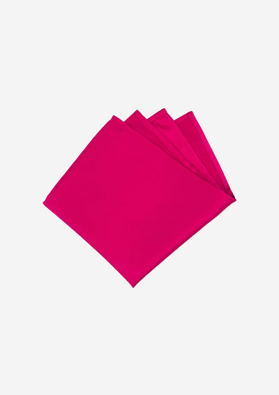 Silk Satin Ruby Pocket Square - SARTORO
