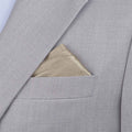 Silk Satin Silver Fox Pocket Square - SARTORO