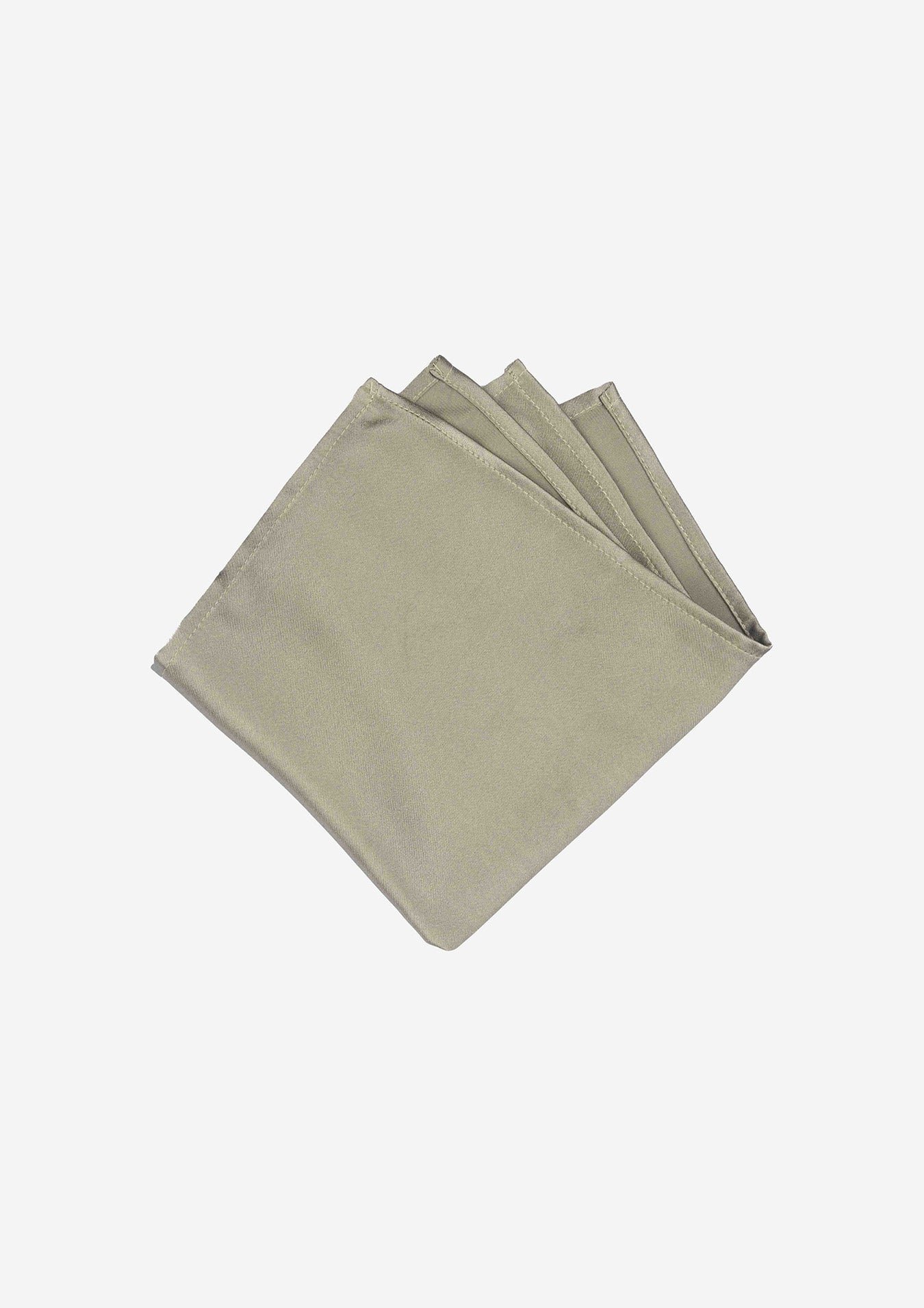 Silk Satin Silver Fox Pocket Square - SARTORO