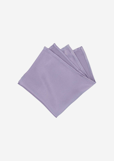 Silk Satin Thistle Purple Pocket Square - SARTORO