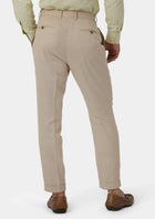 Simply Taupe Linen Pants - SARTORO154