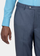 Slate Grey Twill Pants - SARTORO499