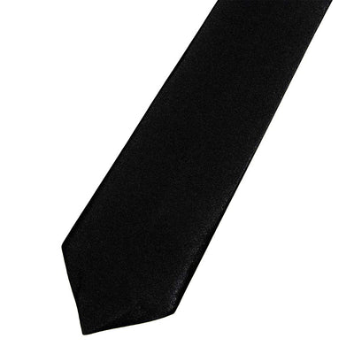Silk Satin Black Tie - SARTORO