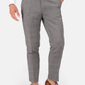 Spanish Grey Prince Of Wales Pants - SARTORO