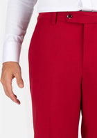 Spanish Red Stretch Pants - SARTORO438