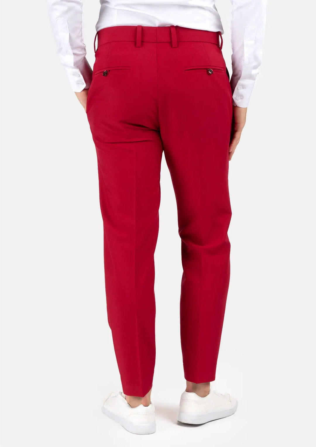 Spanish Red Stretch Pants - SARTORO