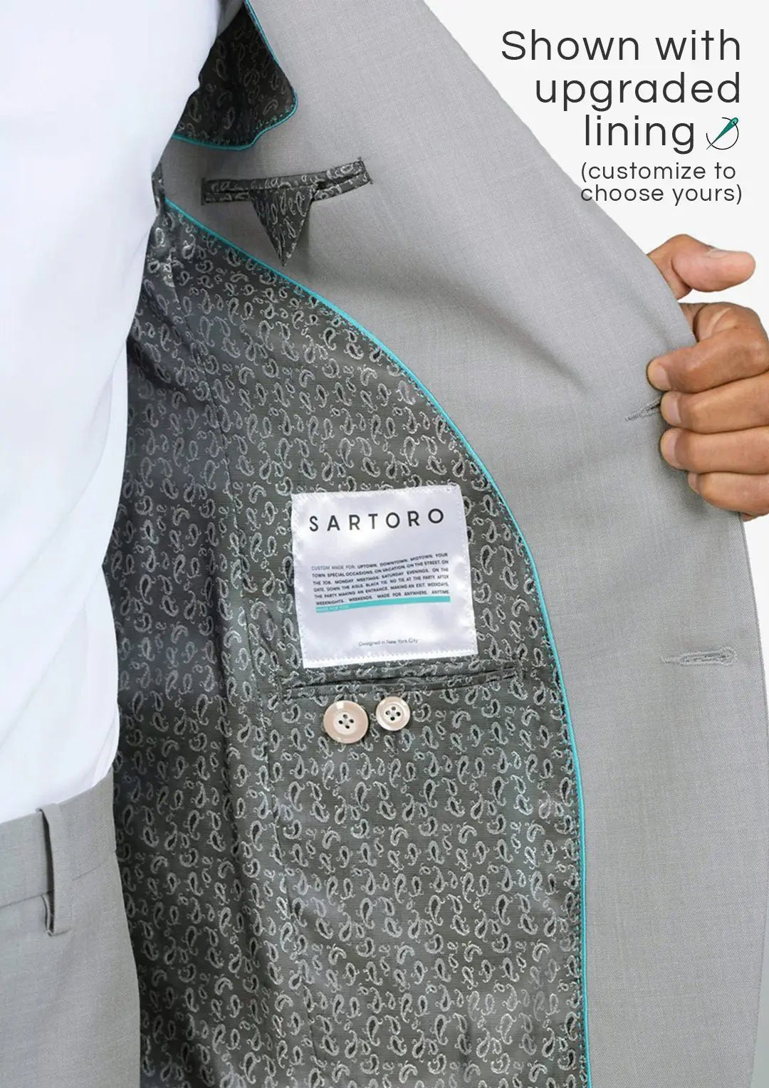 Thompson Harbor Grey Jacket - SARTORO