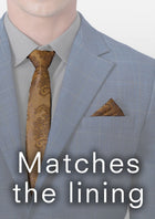 Tie & Pocket Square - SARTORO722