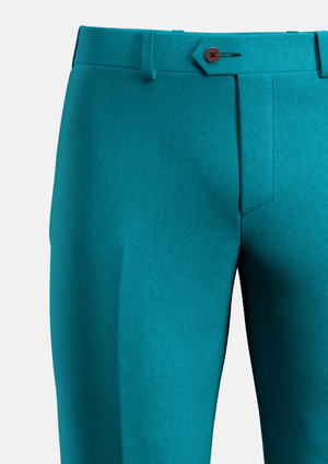 Turkish Blue Linen Pants - SARTORO