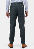 Vintage Green Twill Pants - SARTORO367