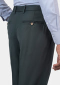 Vintage Green Twill Pants - SARTORO
