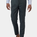 Vintage Green Twill Pants - SARTORO