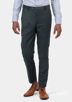 Vintage Green Twill Pants - SARTORO