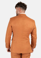 Waverly Burnt Orange Linen Suit - SARTORO425