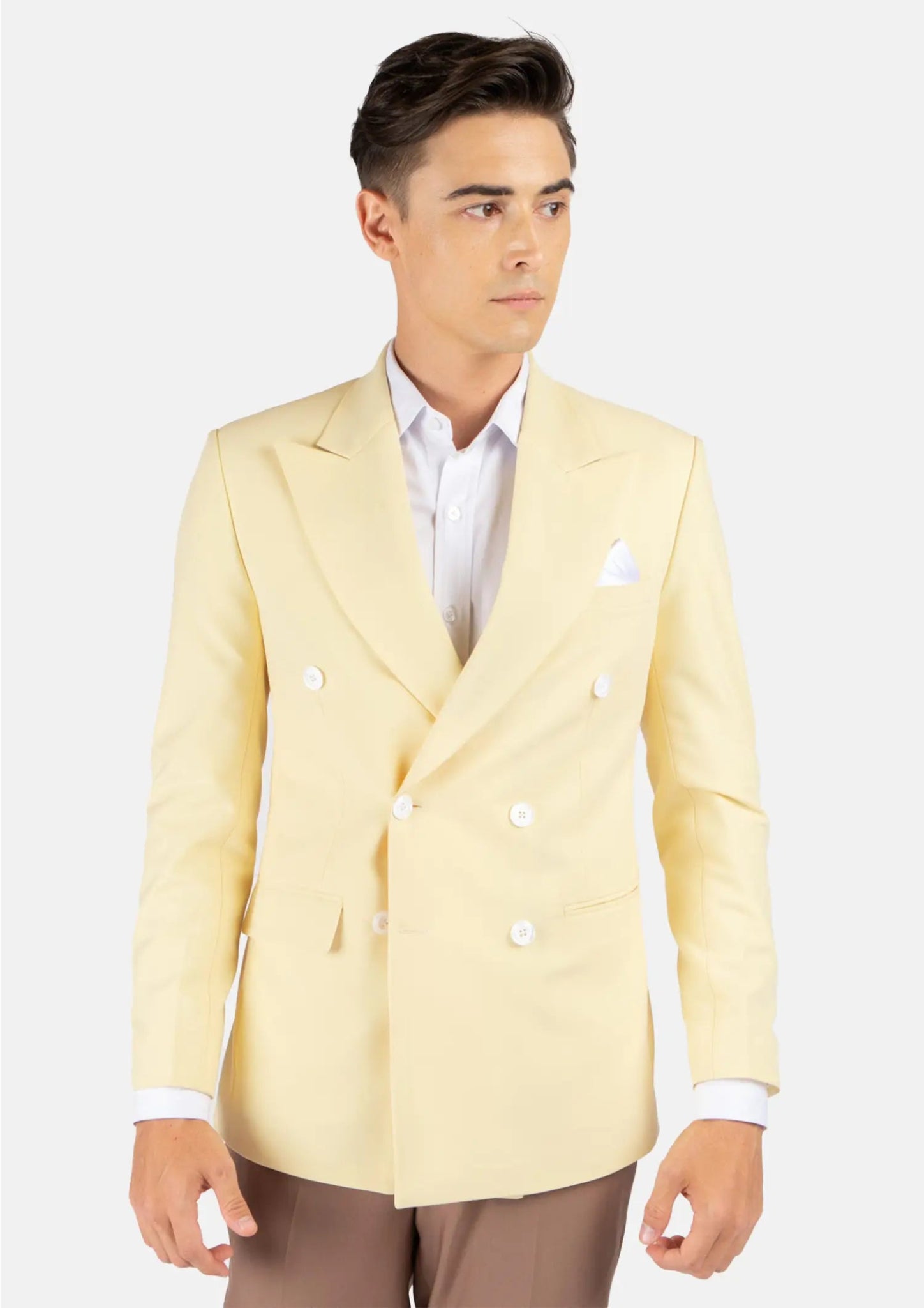 Waverly Cream Stretch Jacket - SARTORO