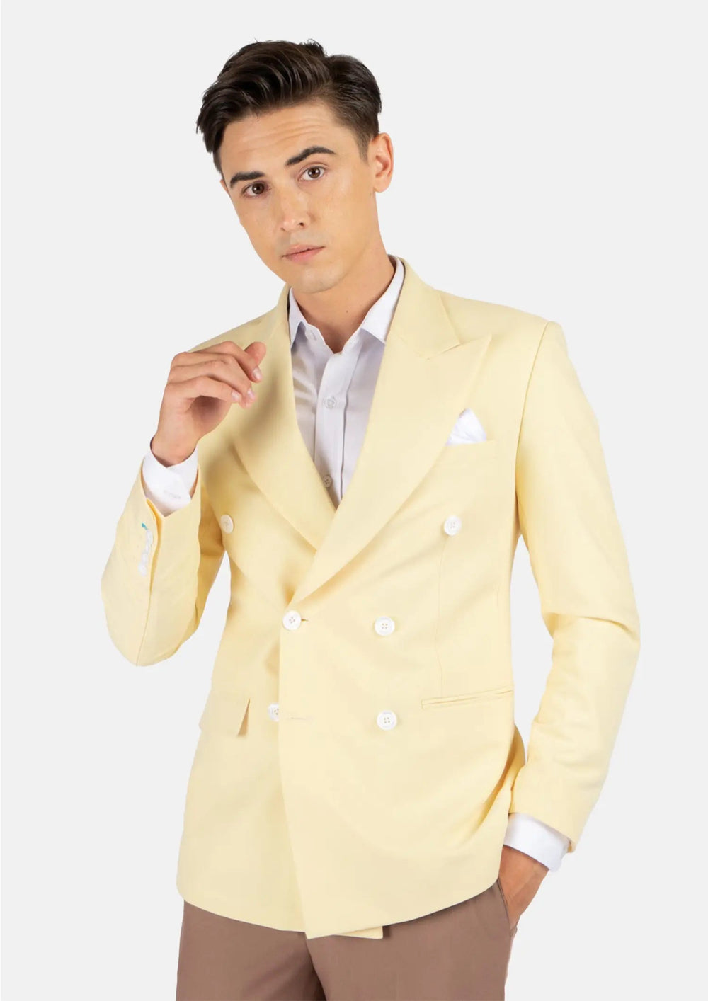 Cream Stretch Jacket612