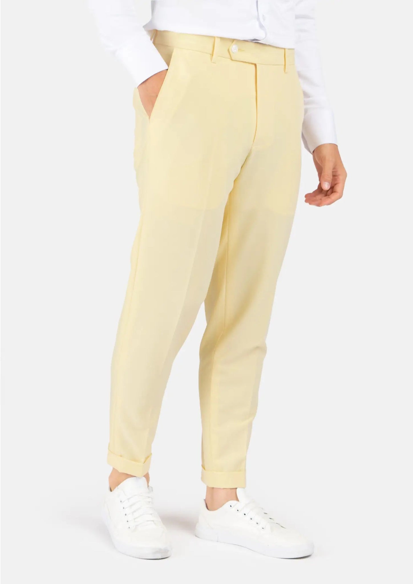 Waverly Cream Stretch Suit - SARTORO