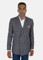 Waverly Dark Grey Windowpane Jacket - SARTORO