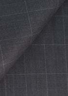 Waverly Dark Grey Windowpane Suit - SARTORO418