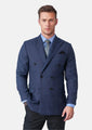 Waverly Midnight Blue Prince of Wales Jacket - SARTORO
