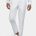 White Twill Pants - SARTORO