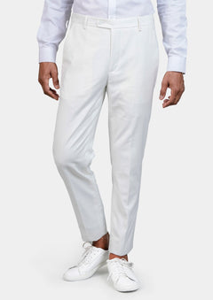 White Twill Pants - SARTORO
