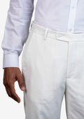 White Twill Pants - SARTORO