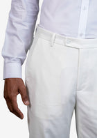 White Twill Pants - SARTORO86