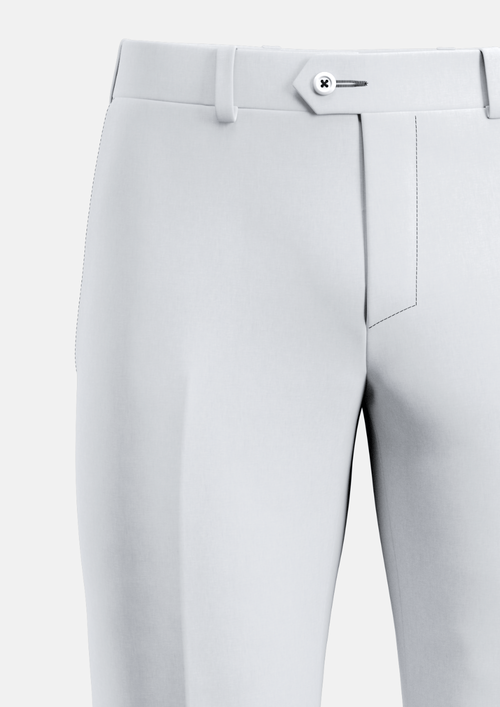White Linen Pants - SARTORO