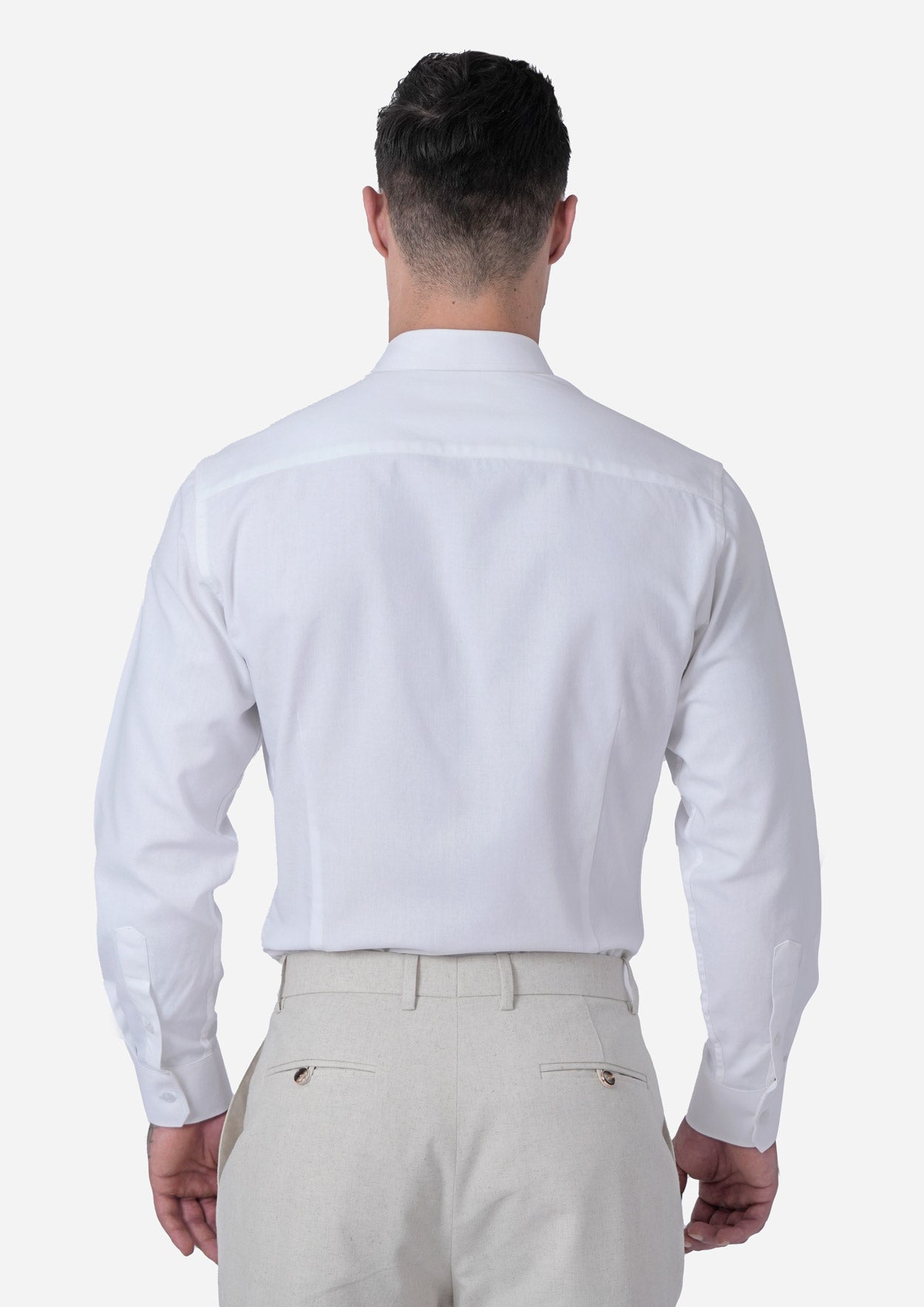 White Linen Shirt - SARTORO