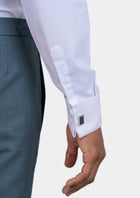 White Tuxedo Shirt - SARTORO173
