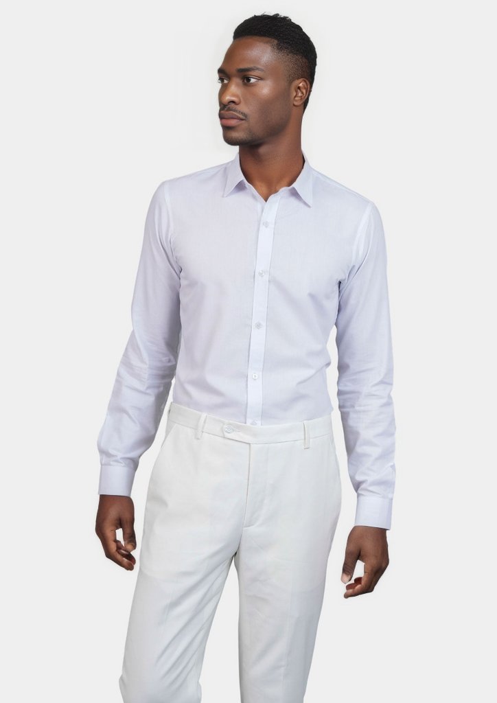 White Twill Pants - SARTORO
