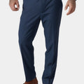 Yale Blue Crosshatch Pants - SARTORO