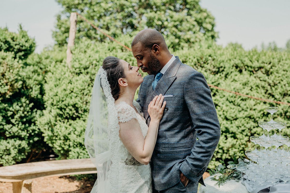 wedding party cracking open beers while getting ready for the wedding
