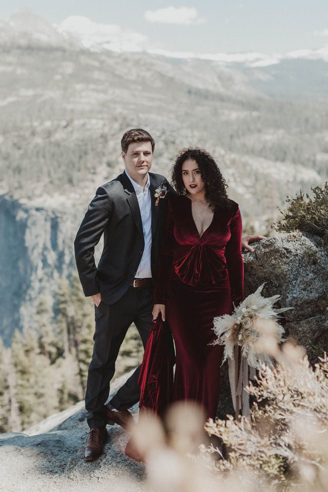 bride and groom sharing a moment together after the wedding ceremony